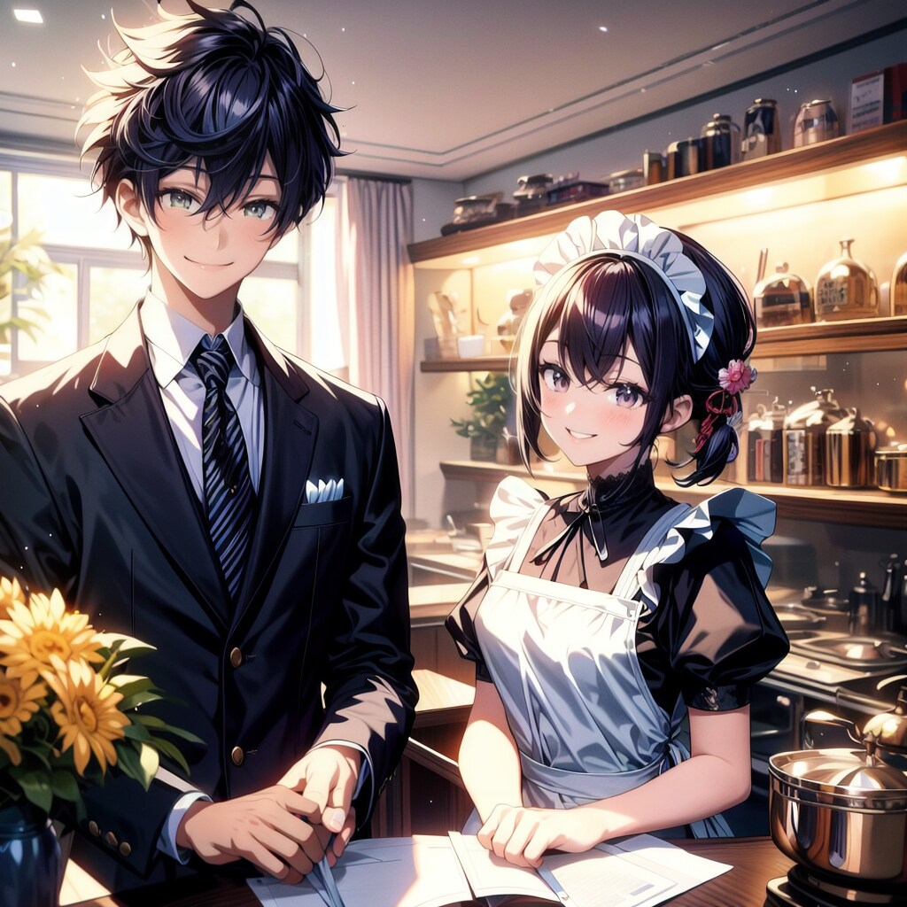 メイドさんと執事さん