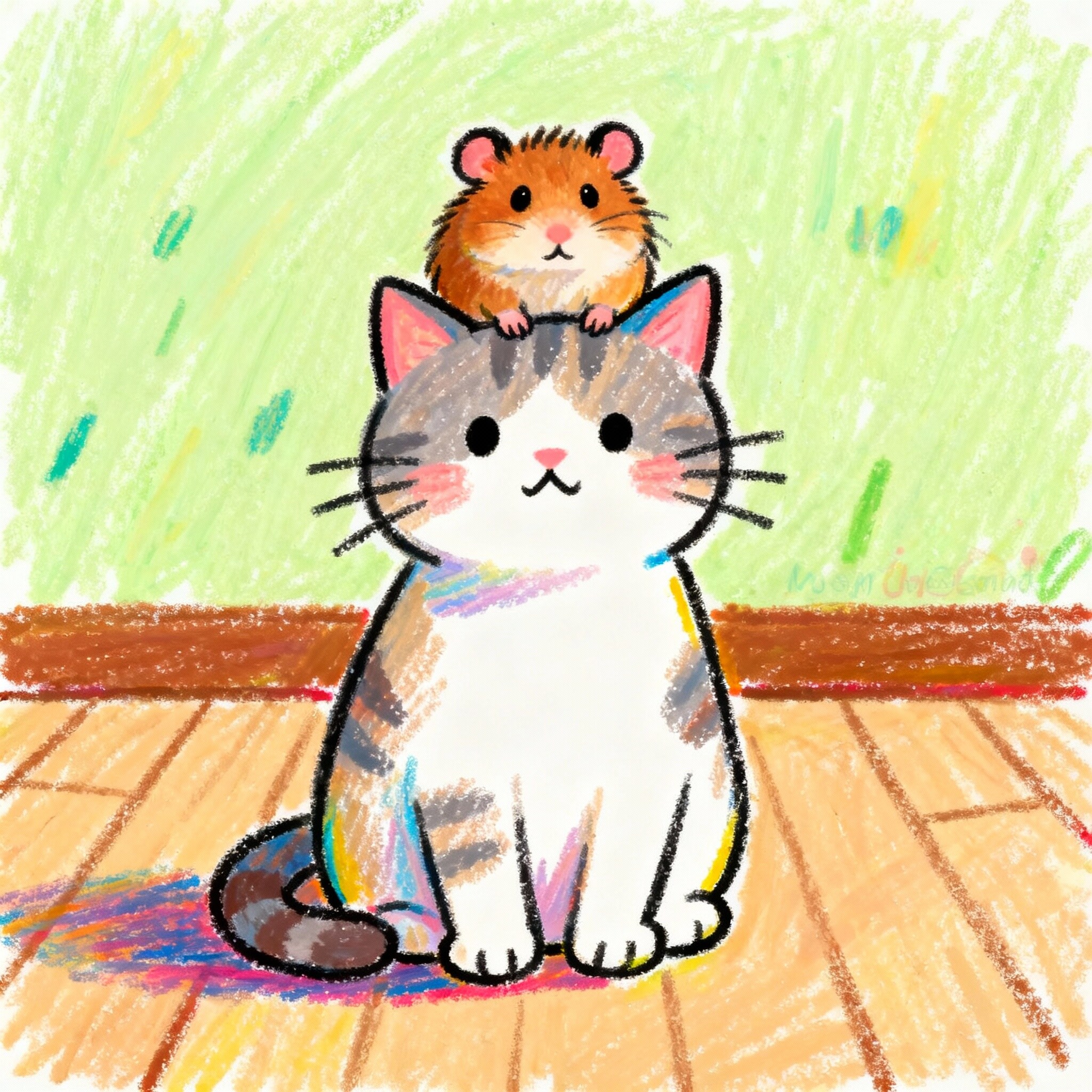 ねことはむ | の人気AIイラスト・グラビア