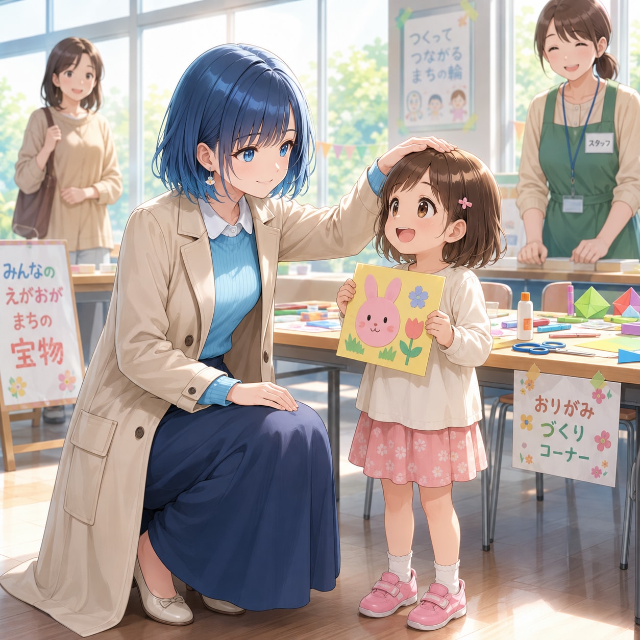 小さな子の勇気に、優しいひと撫で | の人気AIイラスト・グラビア