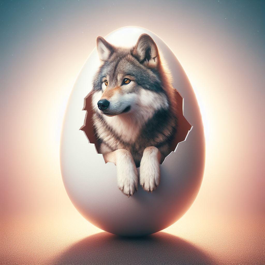 イースターエッグ🐺