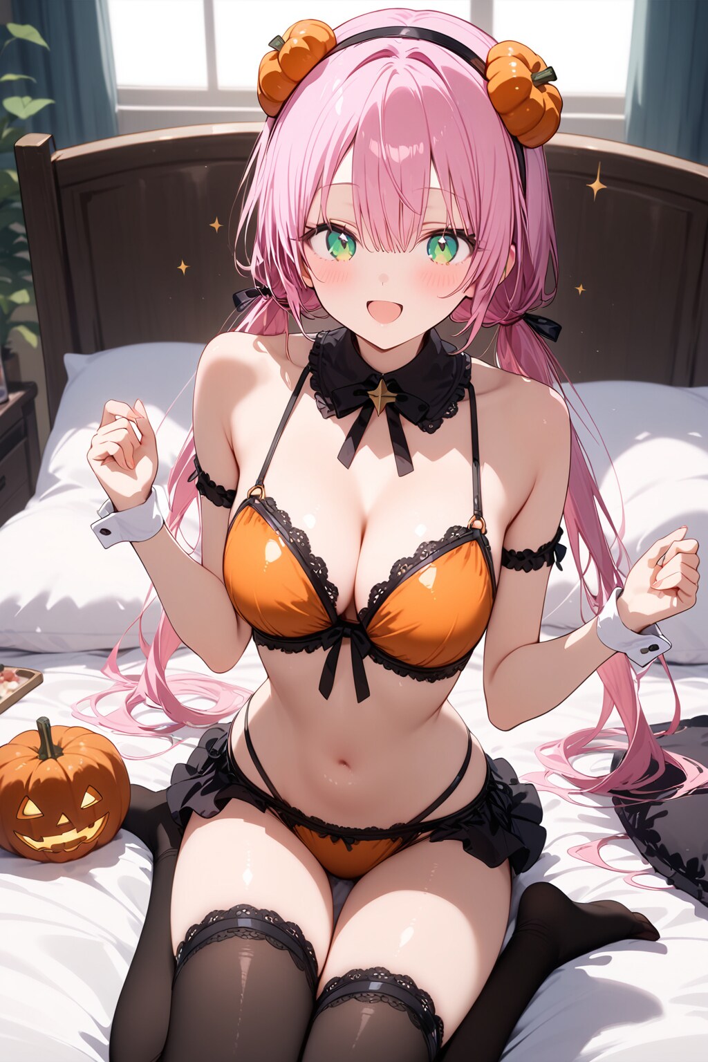 ハロウィン下着な桃花