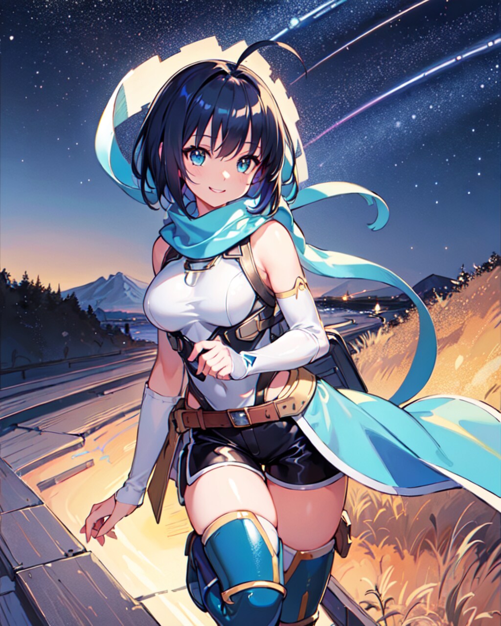 星空と草原【冒険者シアンカ】