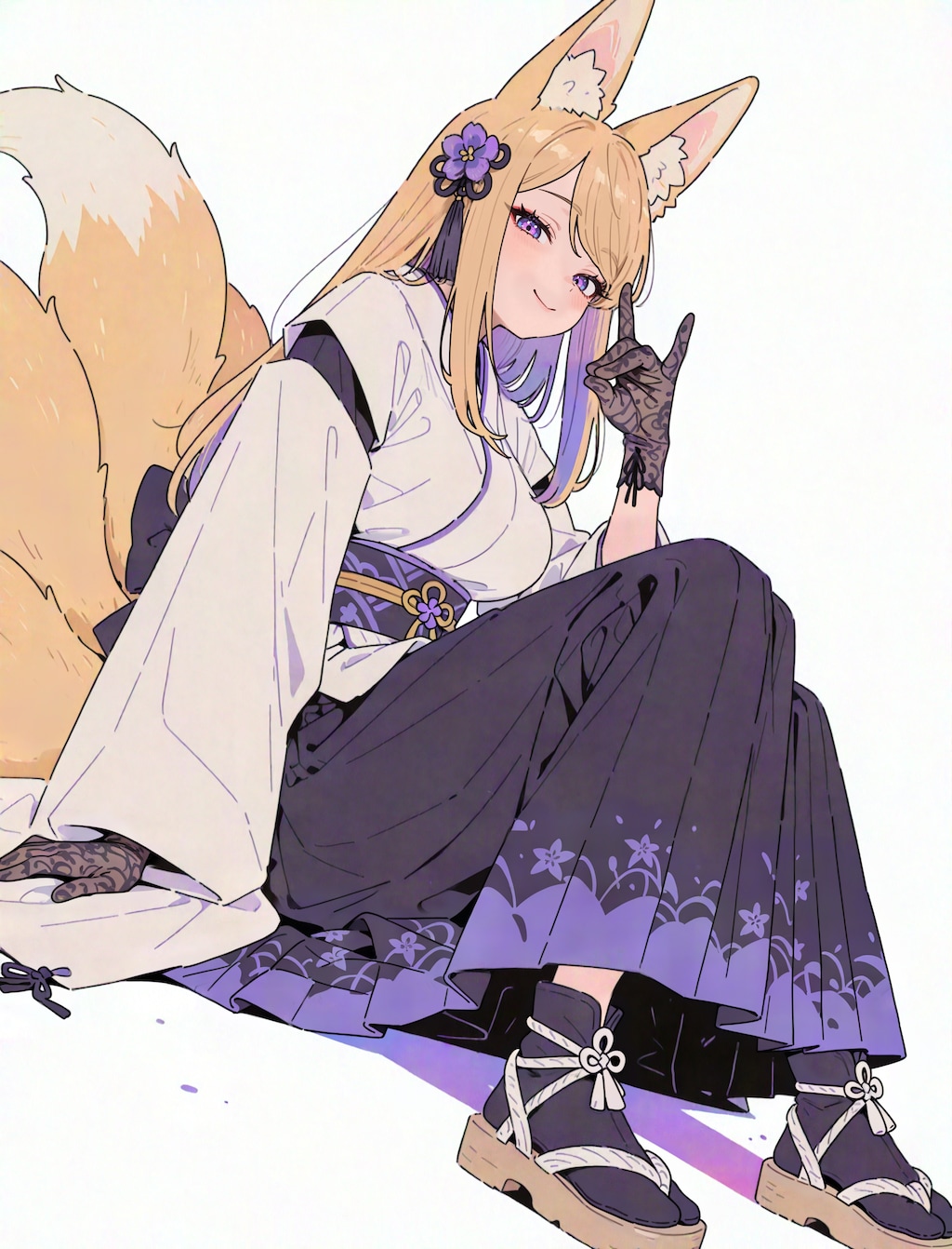 お狐様と指きつね