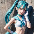 初音ミクです。013_セーラー戦士っぽい。 4枚目