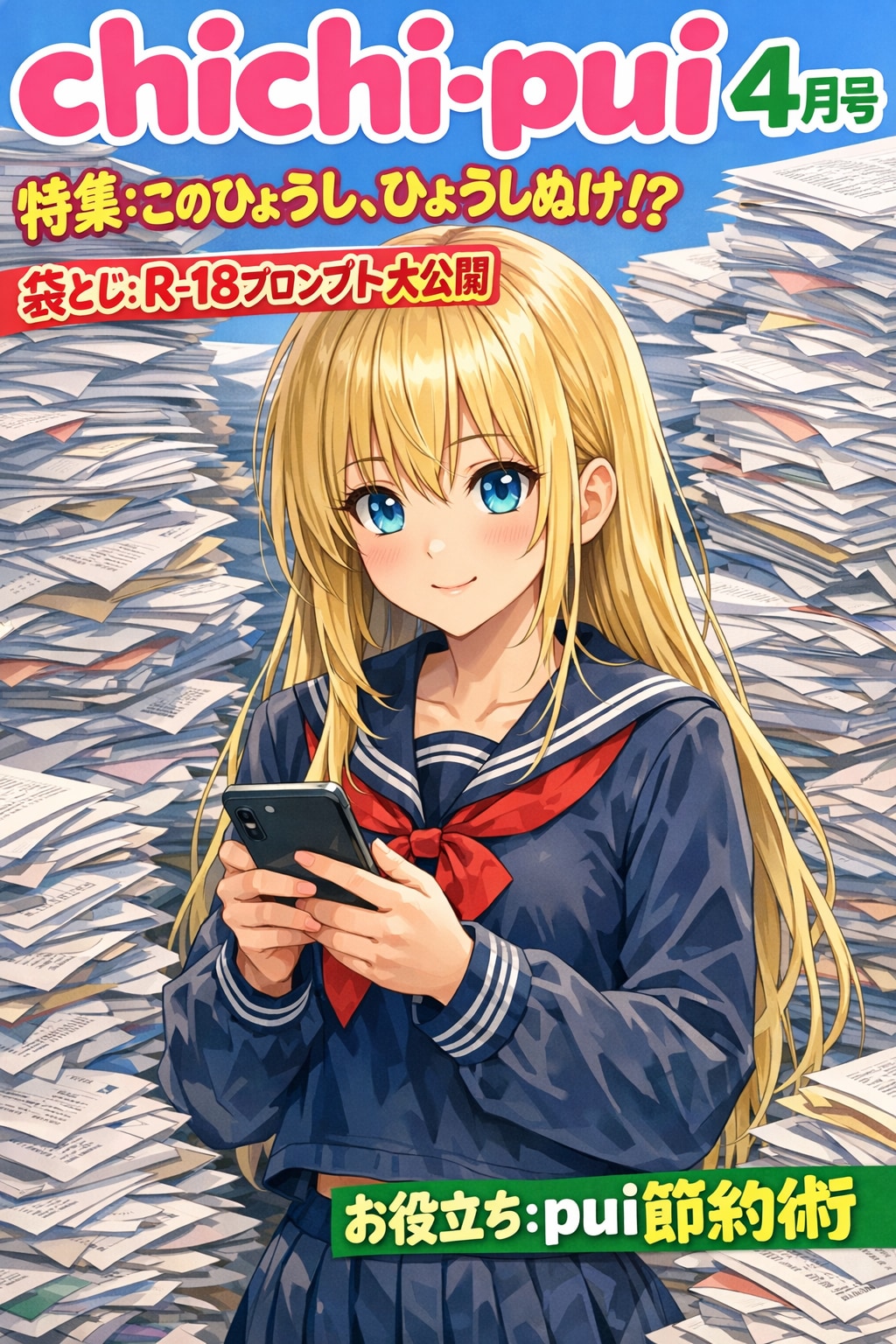 chichi-pui 4月号 | の人気AIイラスト・グラビア