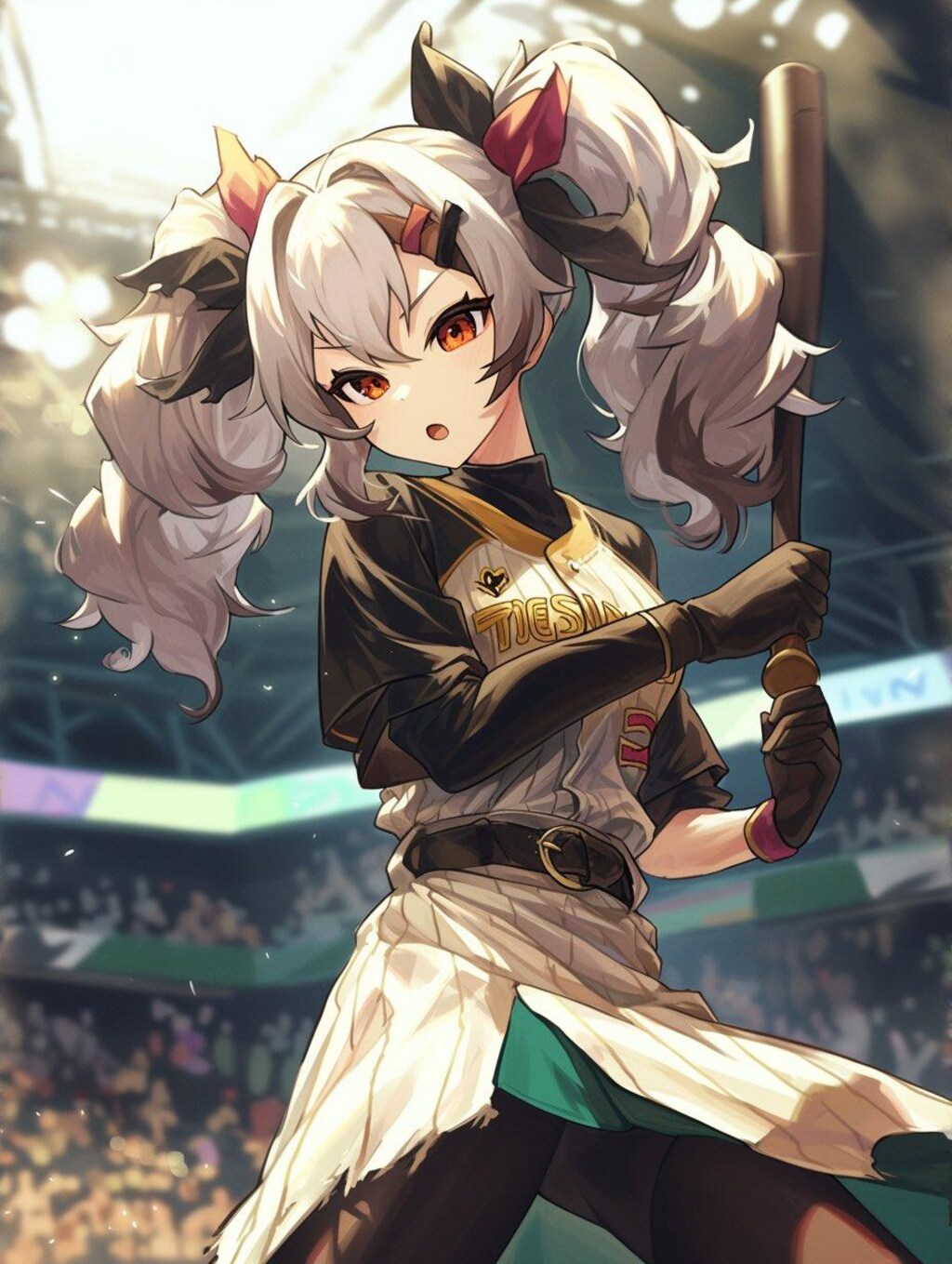 野球見に行きました