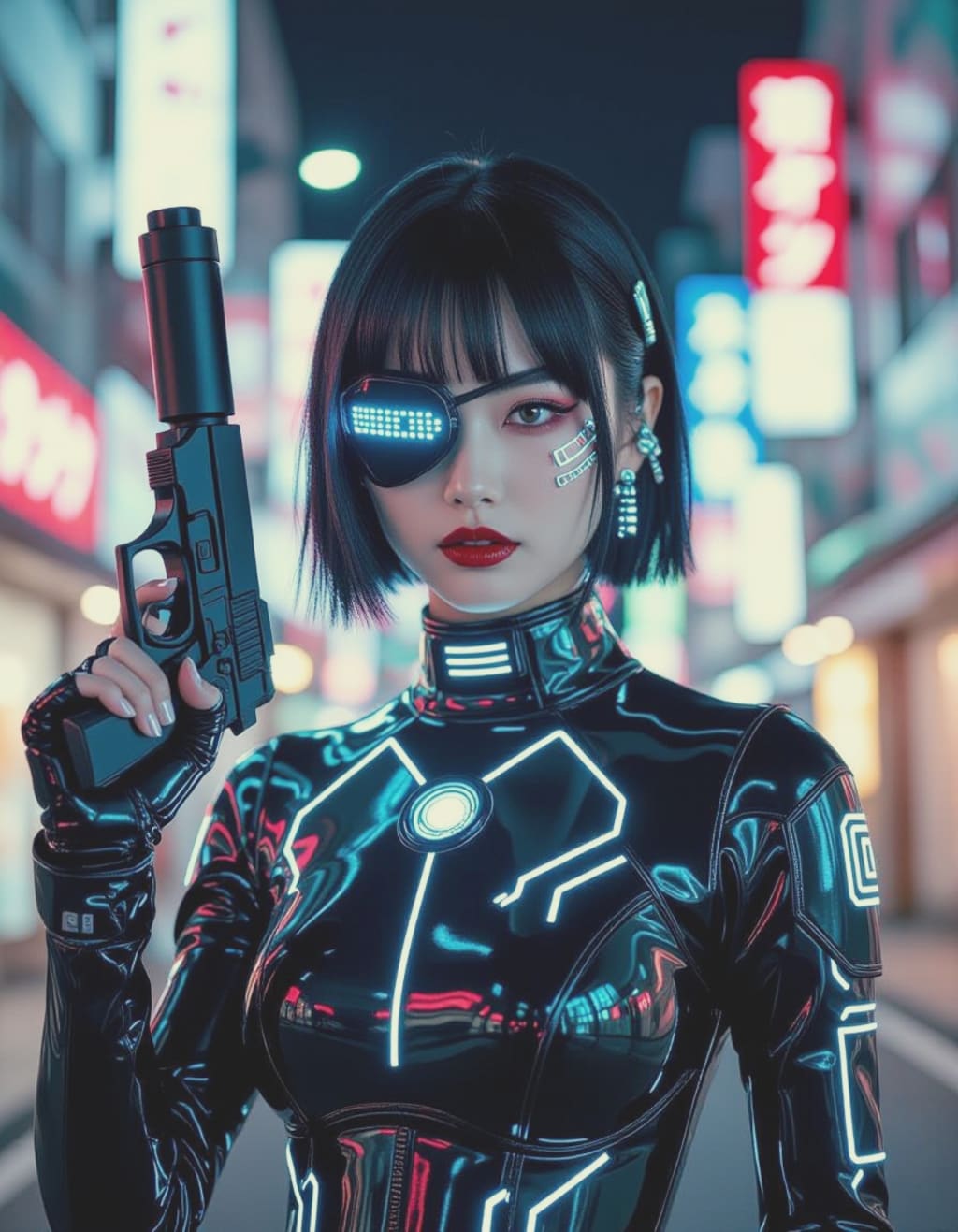 電脳都市の孤高なる戦姫 - The Lone Warrior Princess of Cyber ??City