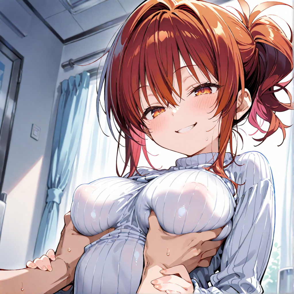胸揉み