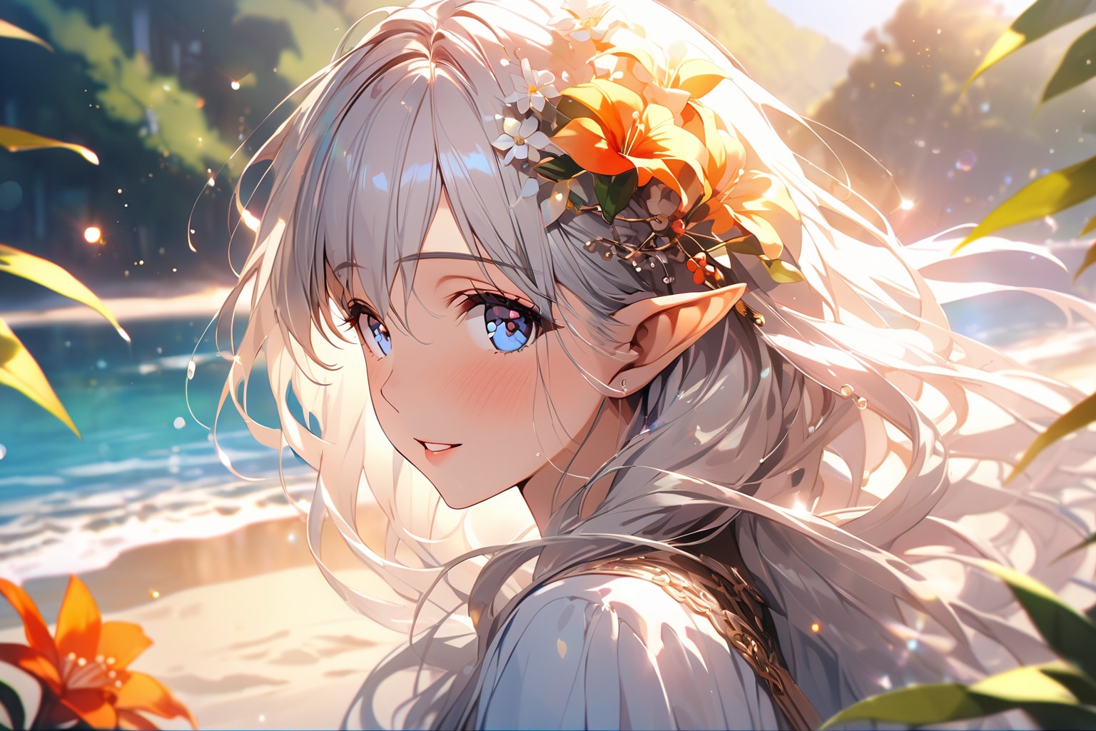 エルフさんの素敵な横顔 | の人気AIイラスト・グラビア