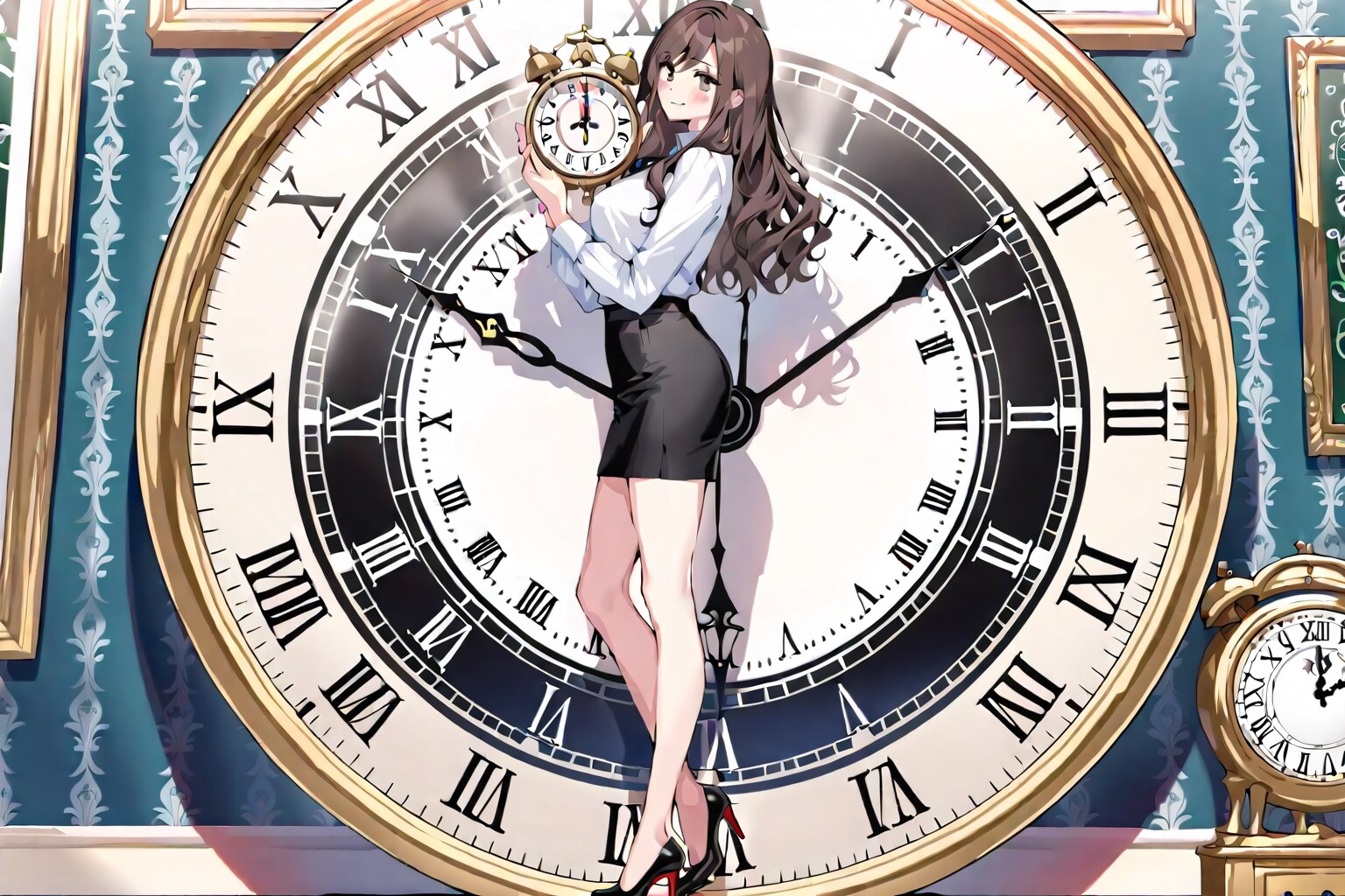 時計と女子高生