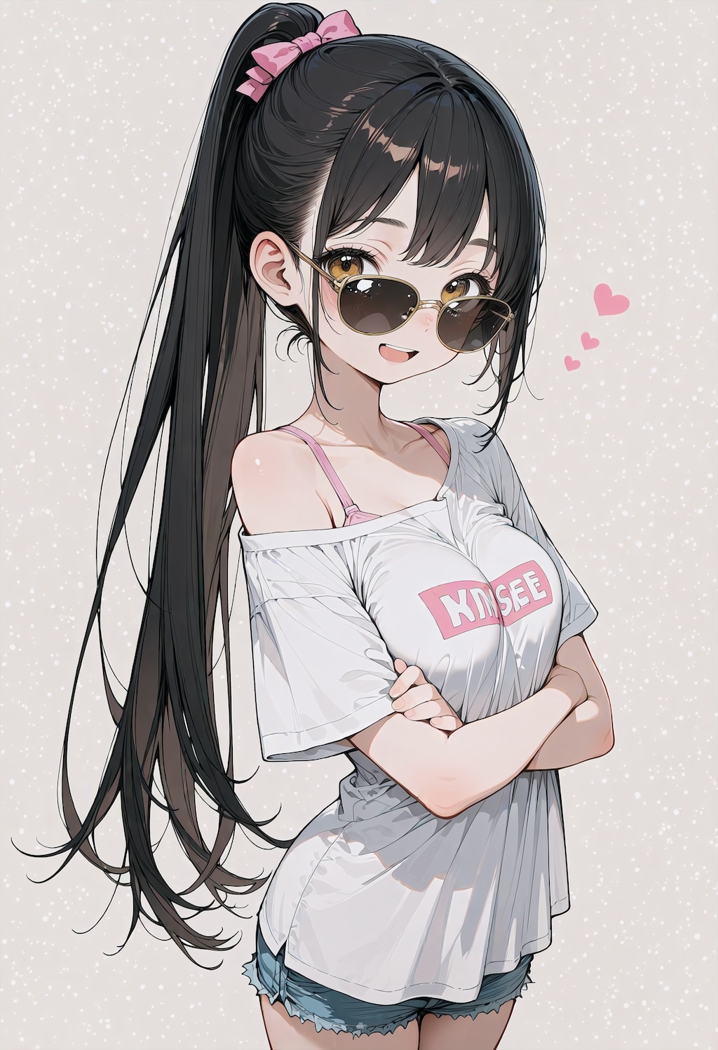 弟のクラスメイトの子がグラサンかけて何か言ってほしそうにしている