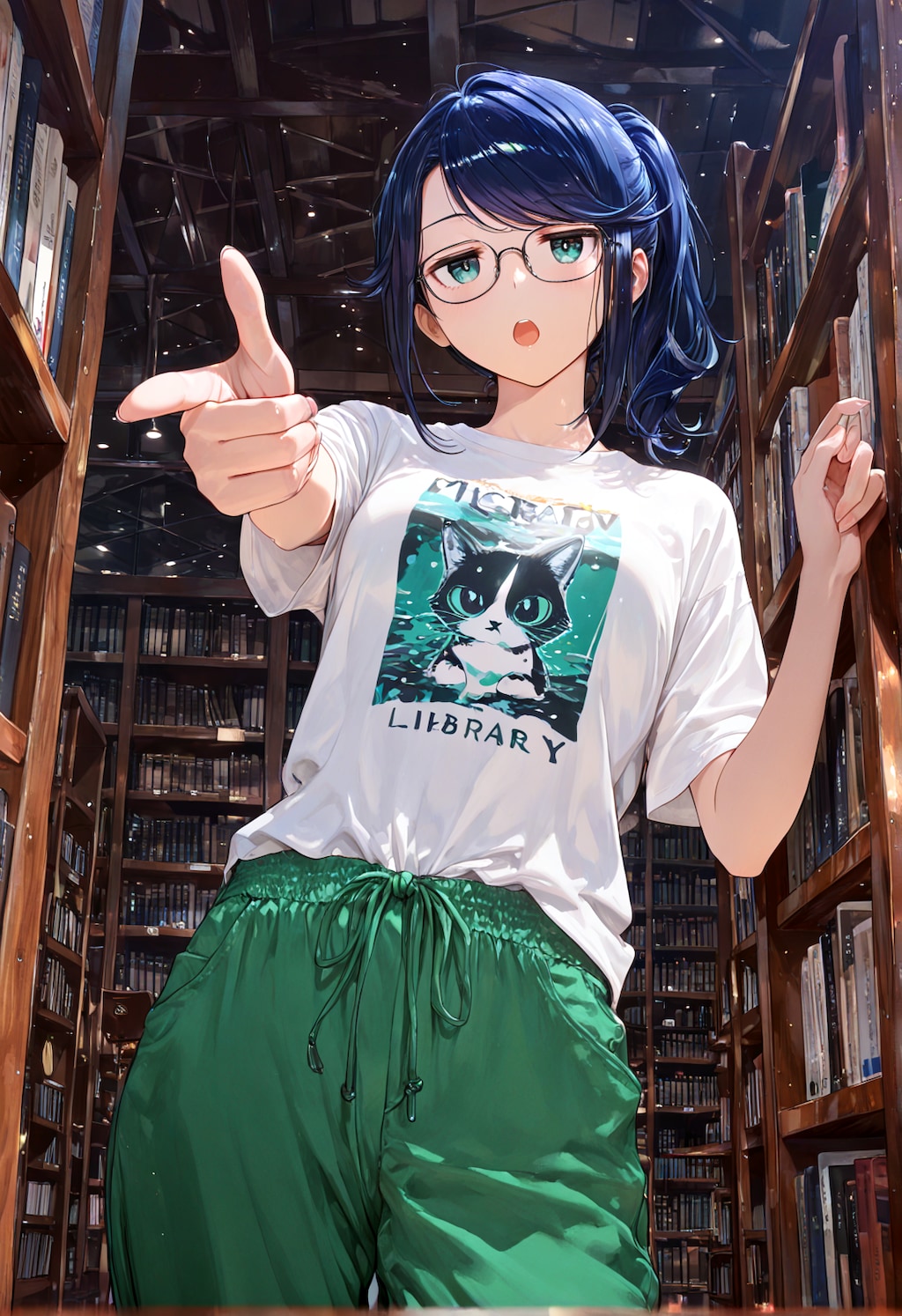 注意する張本渚ちゃんと元気な石瀬くん