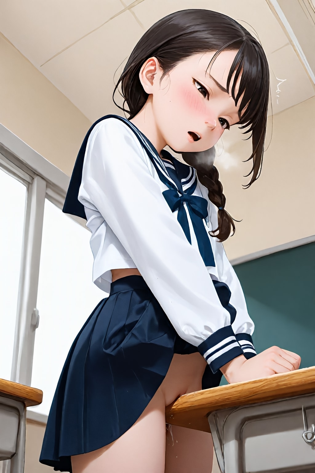 机オナ着衣ver.