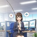 オフィスで釣りをする 9枚目