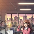 オフィスで釣りをする 6枚目