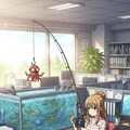 オフィスで釣りをする 5枚目