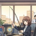 オフィスで釣りをする 10枚目