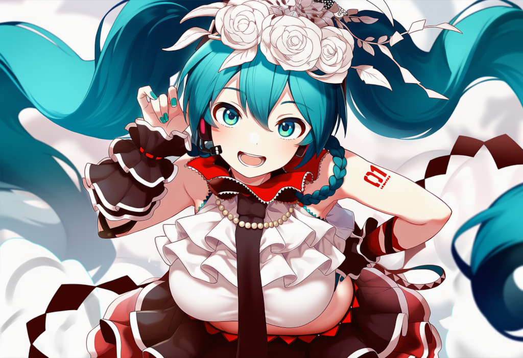 ボカロ　二息歩行　初音ミク（爆乳版）