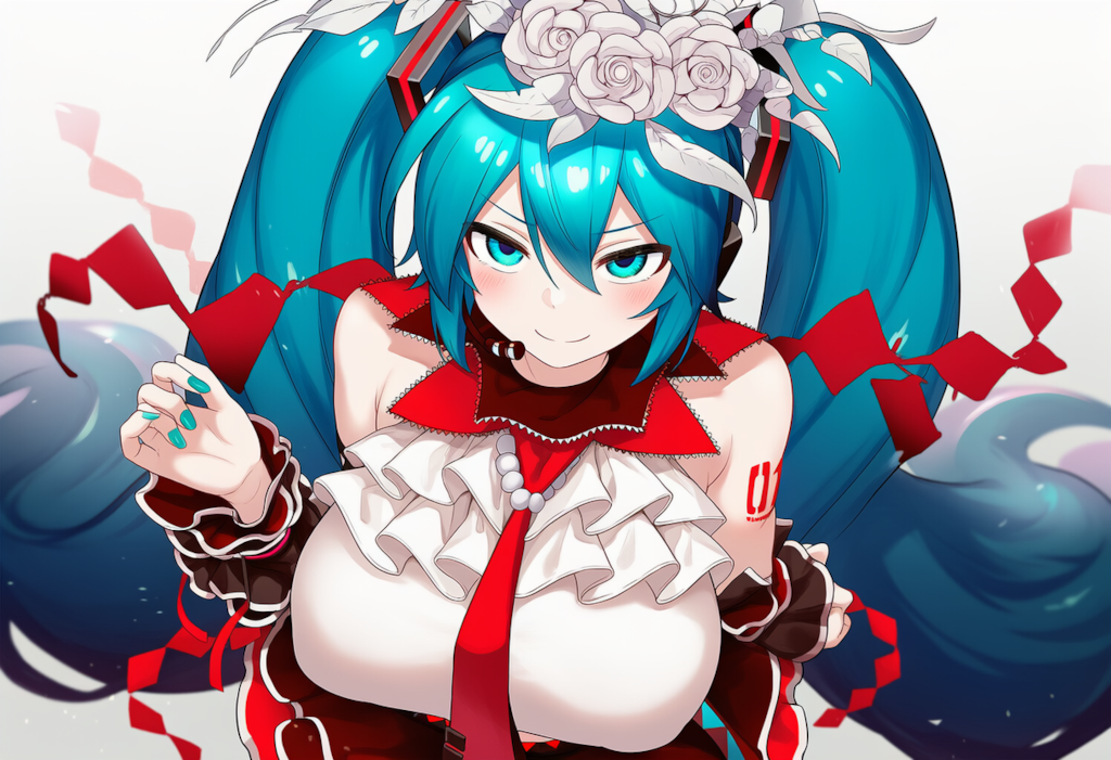 ボカロ　二息歩行　初音ミク（爆乳版）