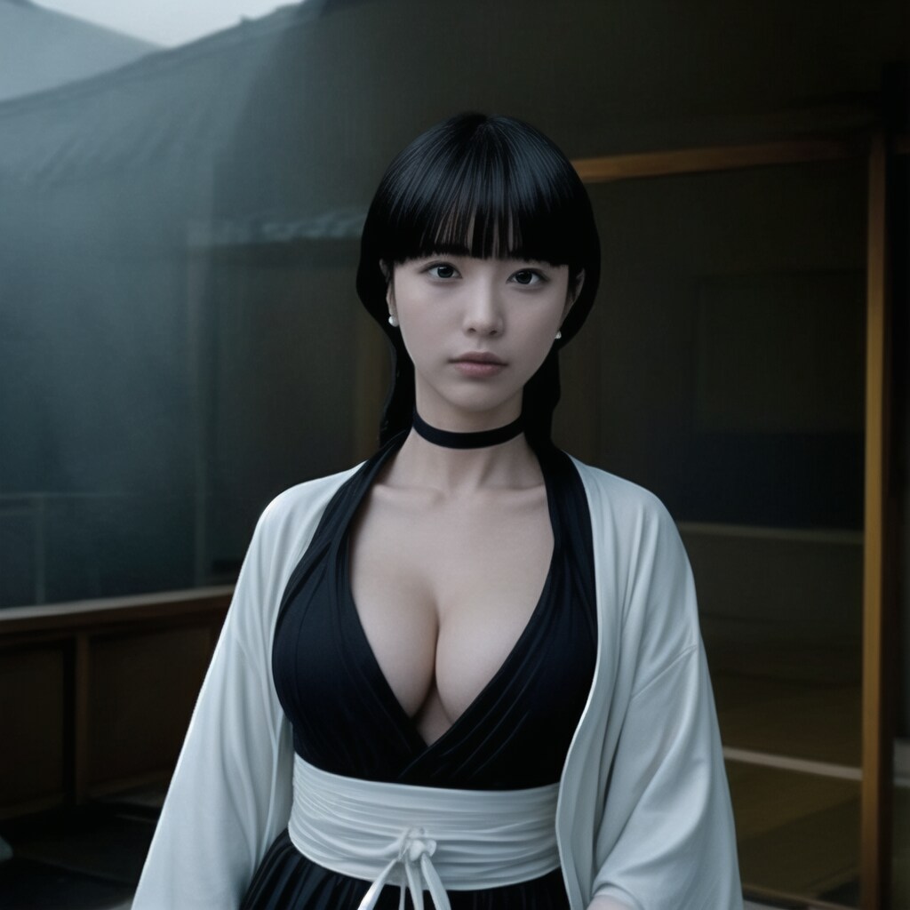 ブラック和服スタイルで魅せるブリーチ「涅ネム」のコスプレイヤーの魅力