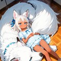 モフモフ白狐ちゃん 2枚目