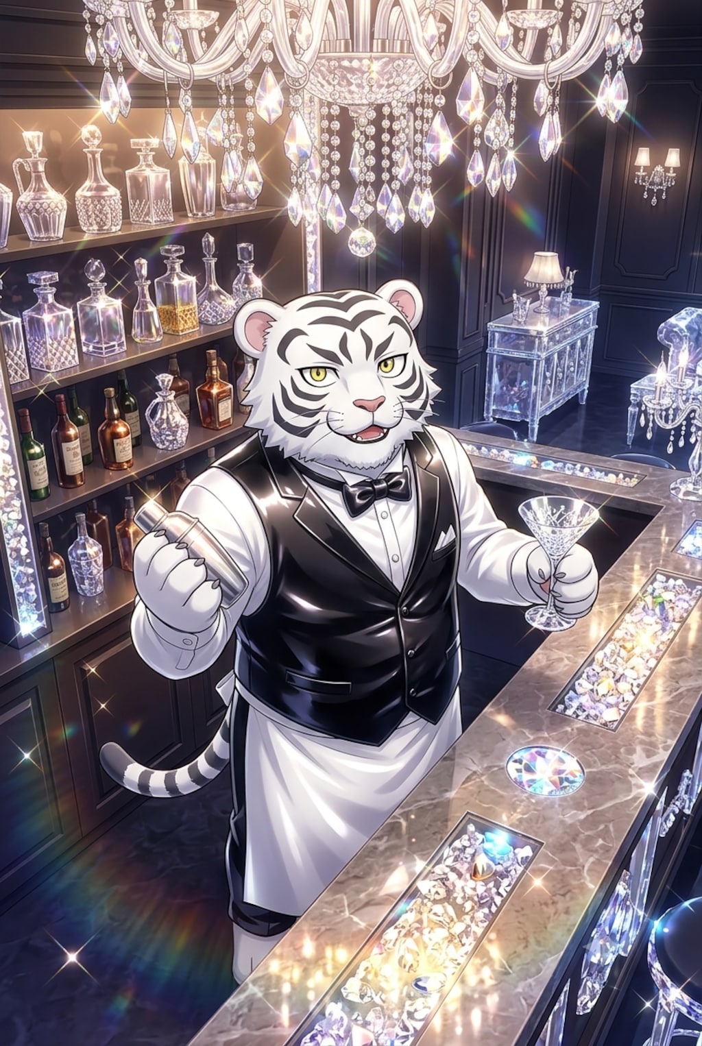 ホワイトタイガー猫のタマ　ハヤテのごとく！