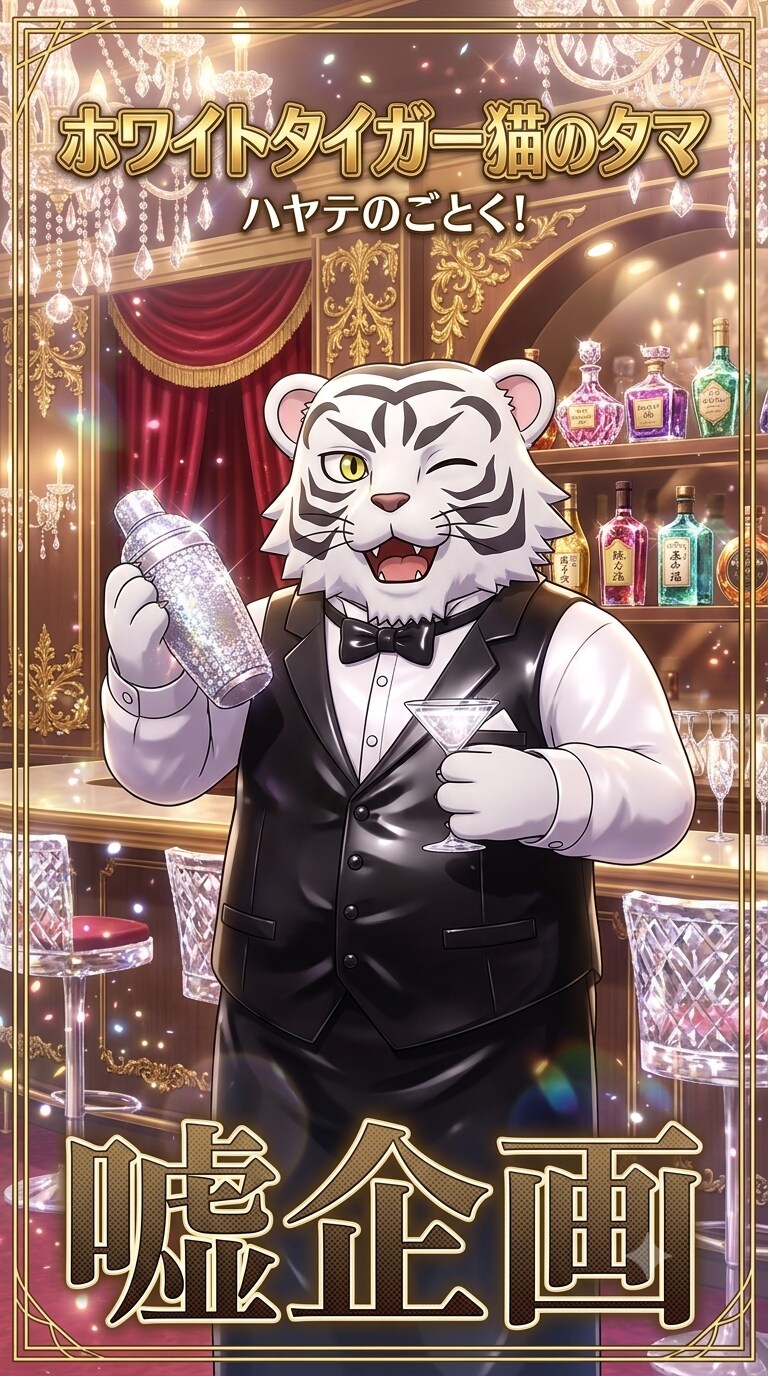 ホワイトタイガー猫のタマ　ハヤテのごとく！