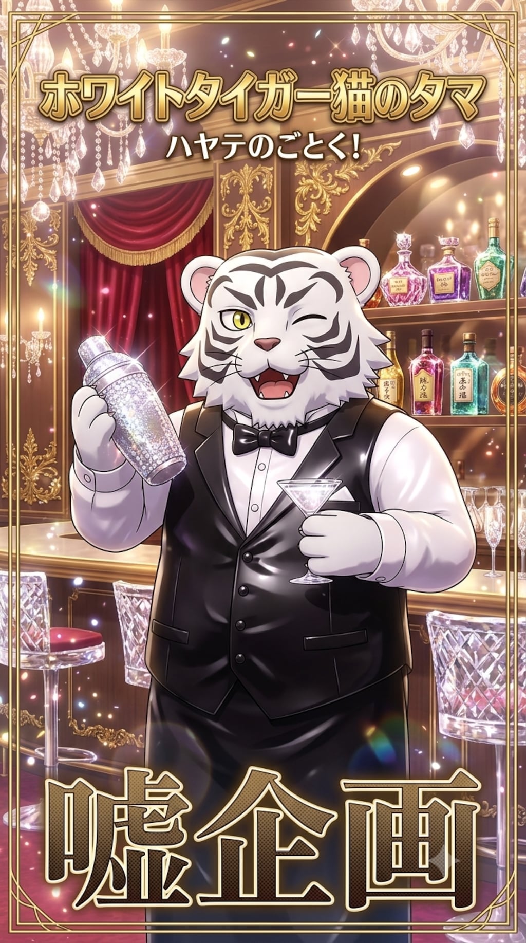 ホワイトタイガー猫のタマ　ハヤテのごとく！