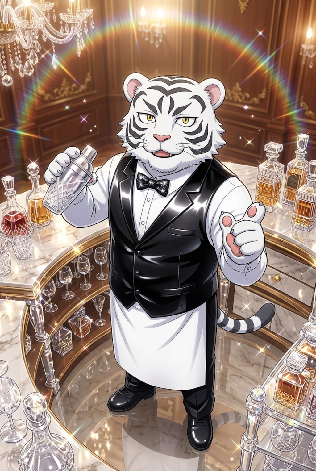 ホワイトタイガー猫のタマ　ハヤテのごとく！