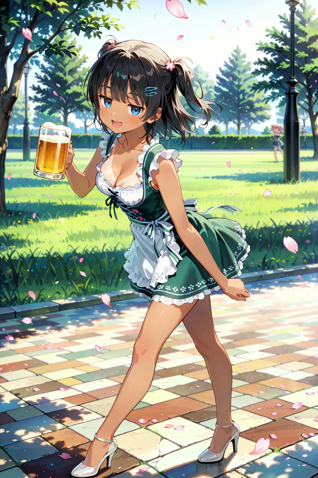 ディアンドル衣装のこなつちゃん