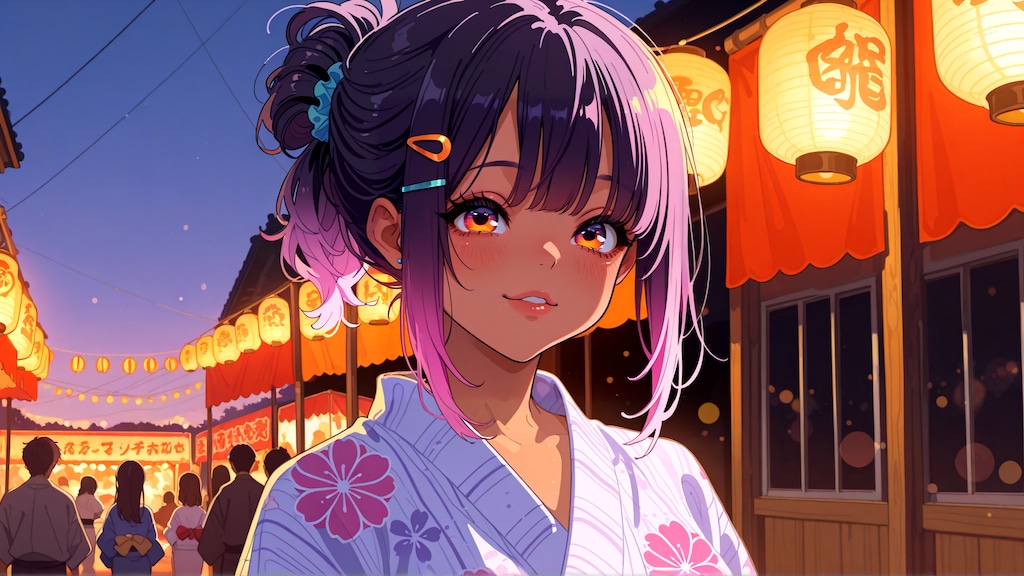 花火楽しみだねっ