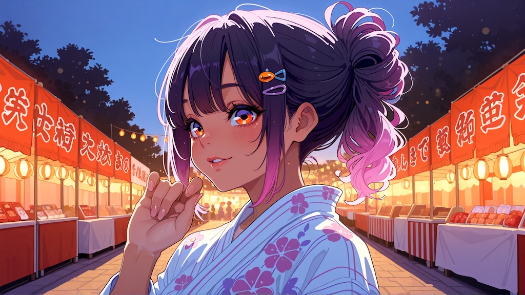 花火楽しみだねっ