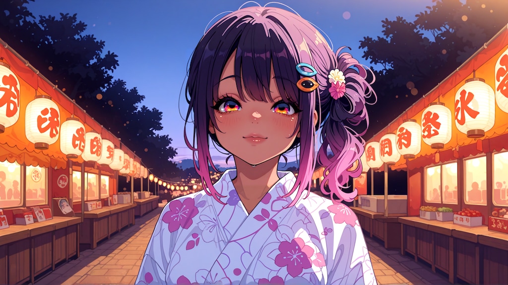 花火楽しみだねっ