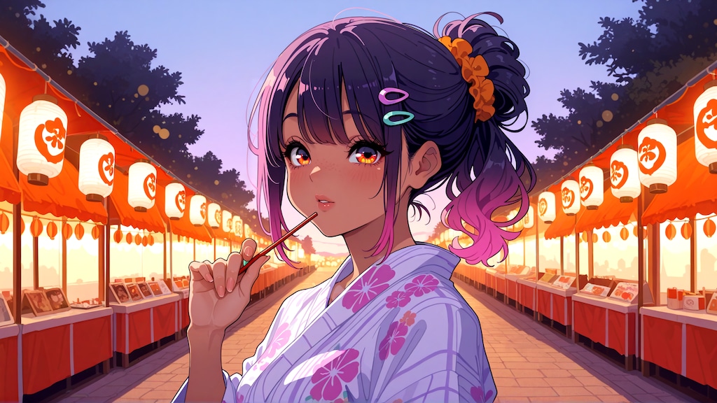 花火楽しみだねっ