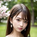 お花見ゴス系女子 4枚目