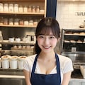 【10枚】カフェ店員さん 3枚目