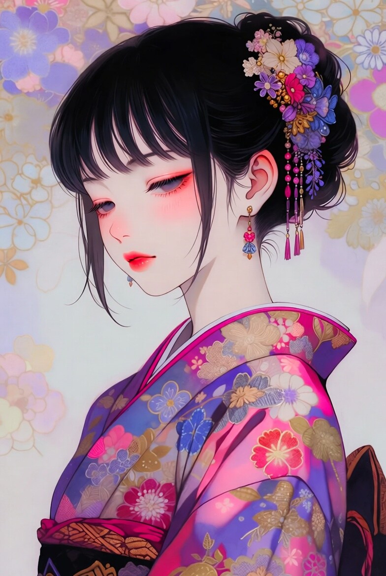 和服 | の人気AIイラスト・グラビア