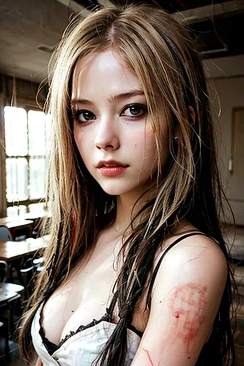 Blond hair