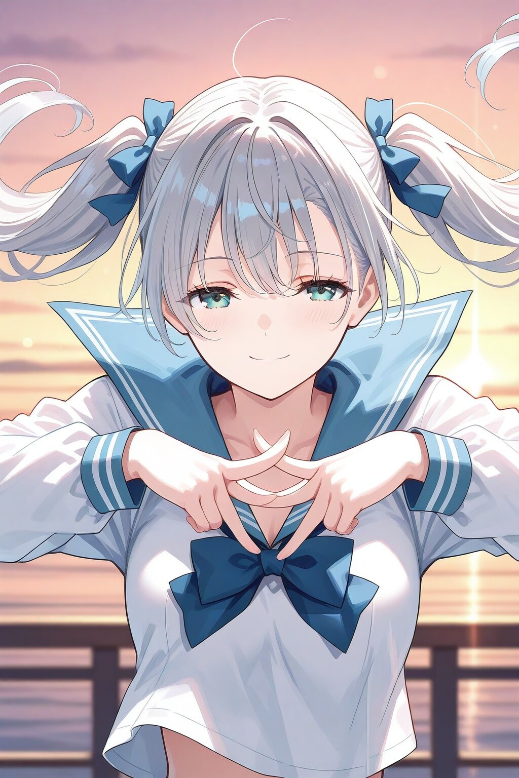 指遊びするUNICORNちゃん