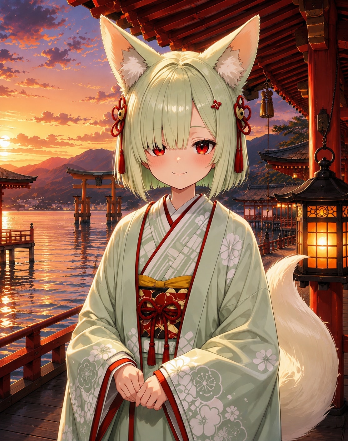 着物姿の瑞希様とデート( * ॑꒳ ॑*)