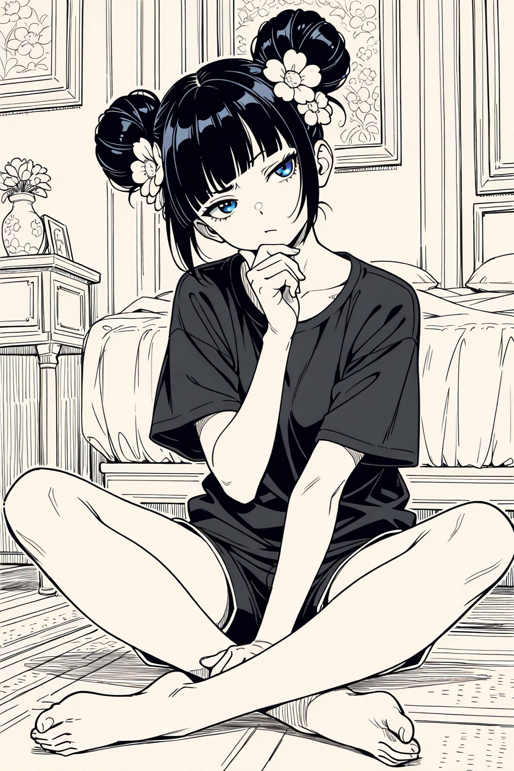 かおるのおだんごちゃんスケッチ２２ | の人気AIイラスト・グラビア