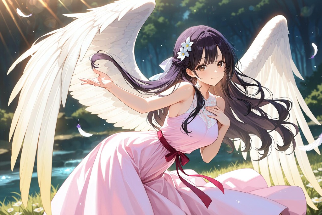 天使さん頑張ります