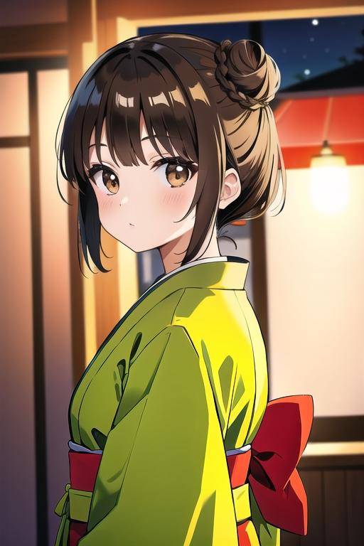 着物✕お団子ヘア