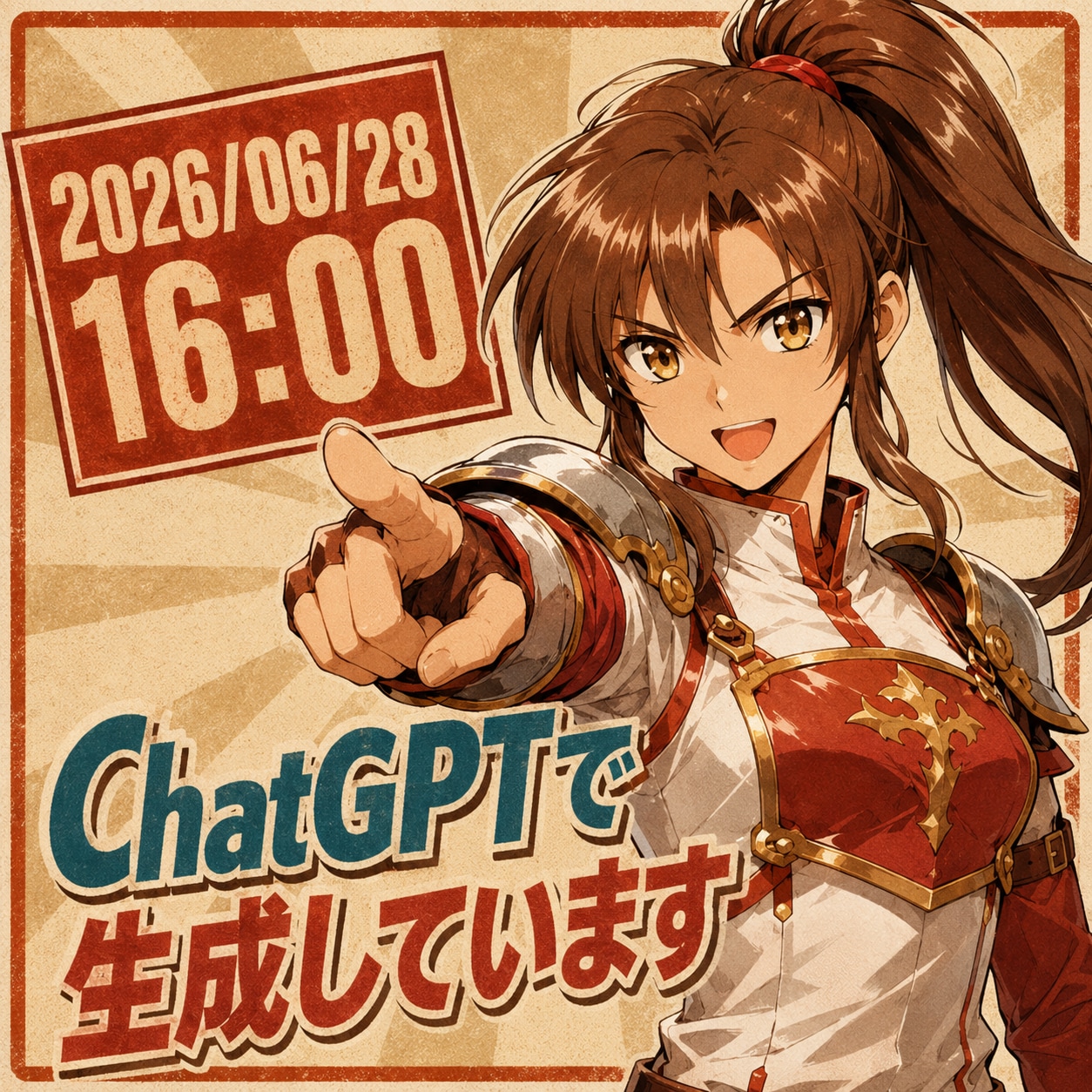 【チャットGPT製】PR画像風イラスト
