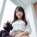 猫が気になる女子 4枚目