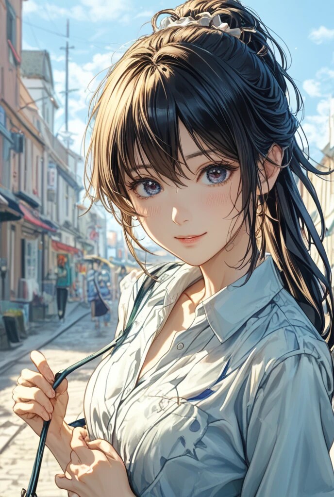 街角の美少女 | の人気AIイラスト・グラビア