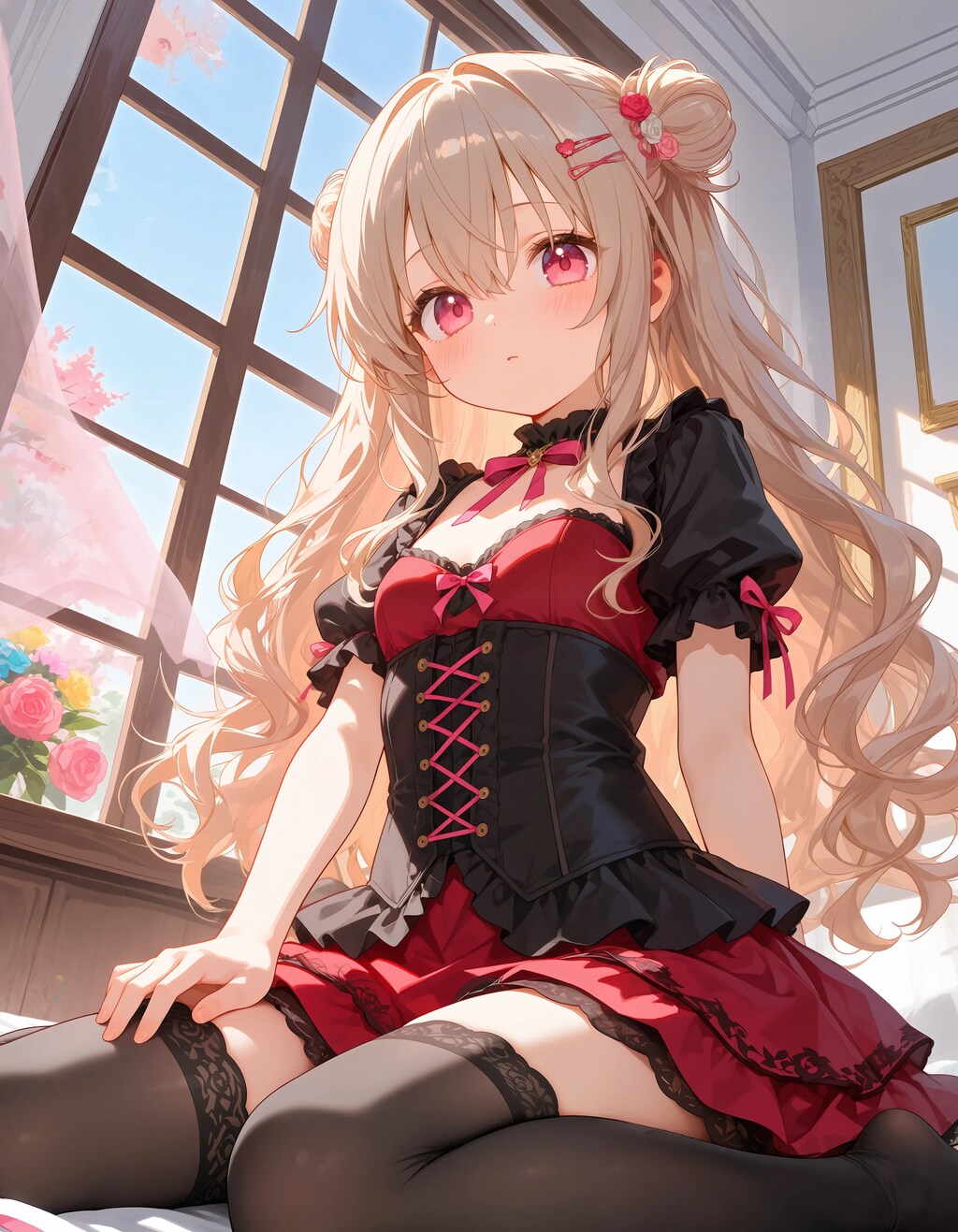 赤黒ゴスロリ服のさとみん