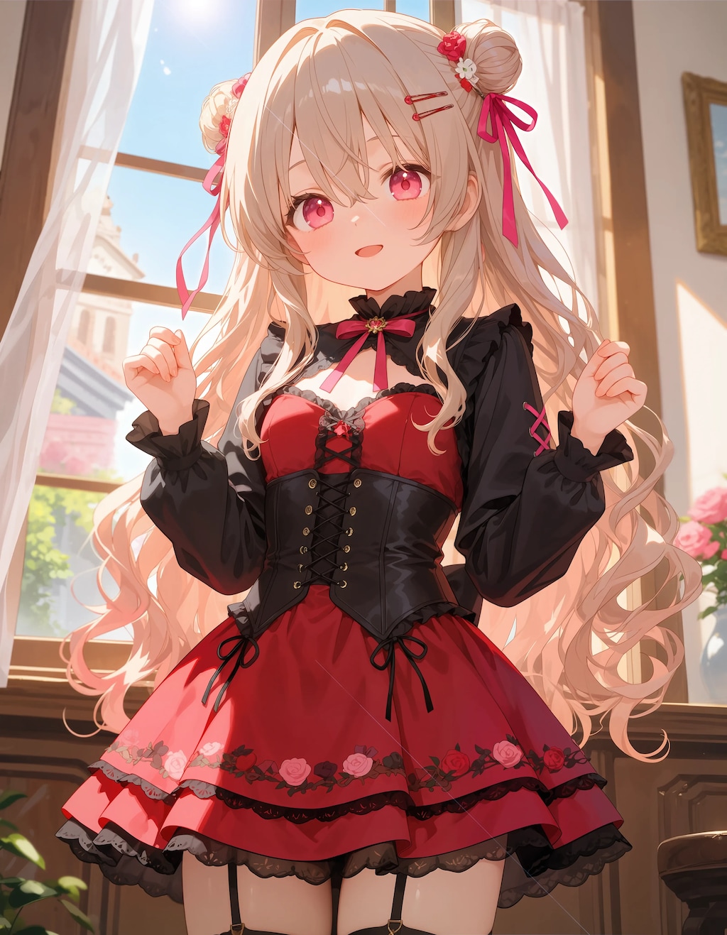 赤黒ゴスロリ服のさとみん