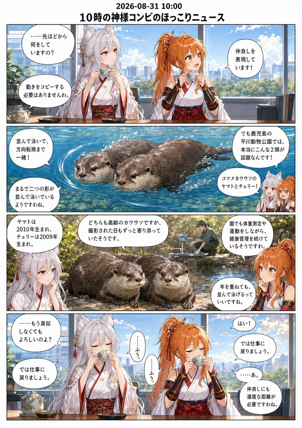 毎日漫画　10時　ほっこりニュース | の人気AIイラスト・グラビア