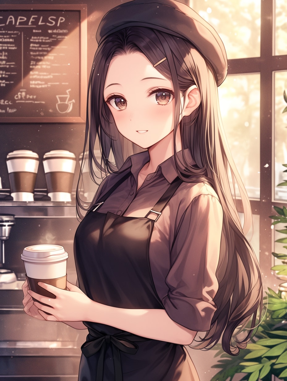 カフェのお姉さん☕✨82 | の人気AIイラスト・グラビア